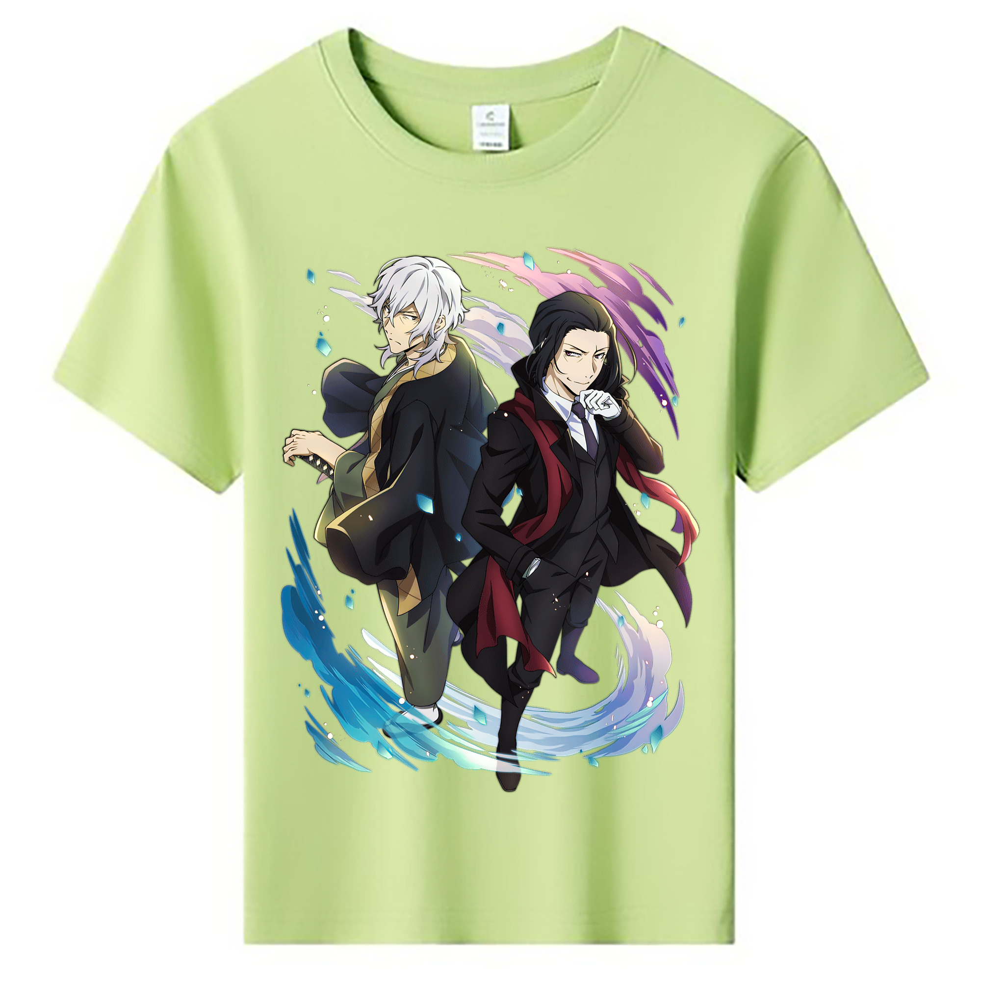 （画像用） 文豪ストレイドッグス Bungo Stray Dogs 綿100％キッズTシャツ（フロントプリント）
